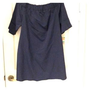 Blue Off the shoulders